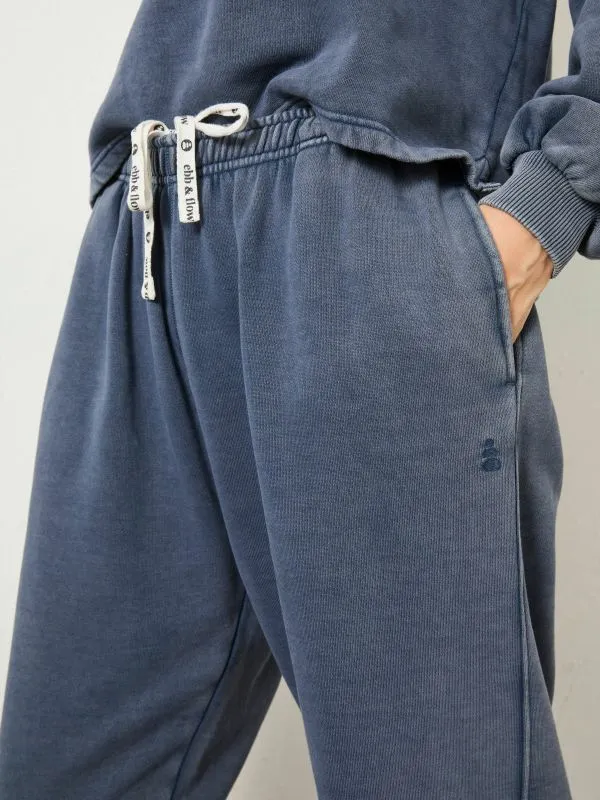 Fat Face Trousers and Leggings Women Blue Hope Sweat 100 Organic Cotton Joggers Fat Face Trousers and Leggings Women Blue Hope Sweat 100 Organic Cotton Joggers