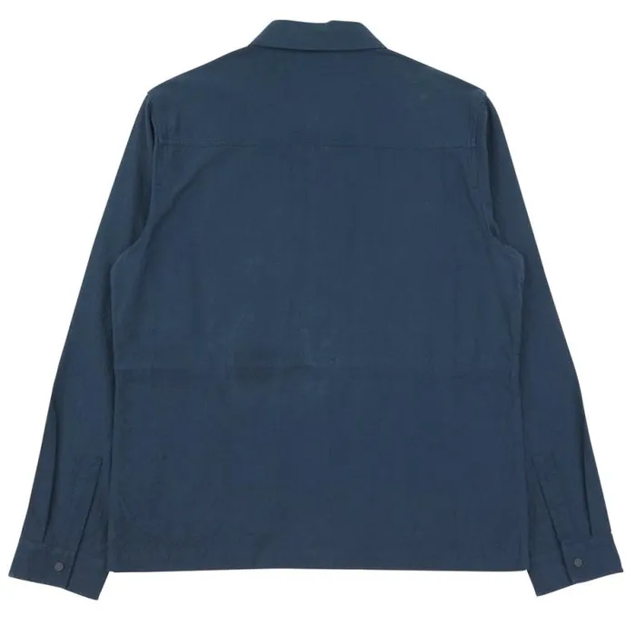 Folk Clothing Outerwear Assembly Jacket 8211 Ash Navy Crinkle 8211 Mens
