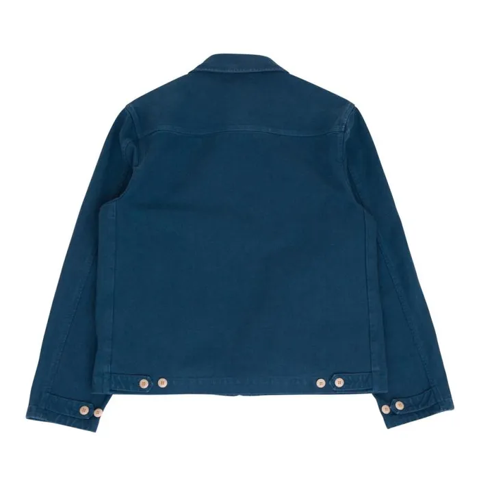Folk Clothing Outerwear Prism Jacket 8211 Ocean Blue Canvas 8211 Mens