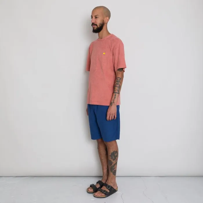 Folk Clothing Shorts Assembly Short 8211 Blue Crinkle 8211 Mens