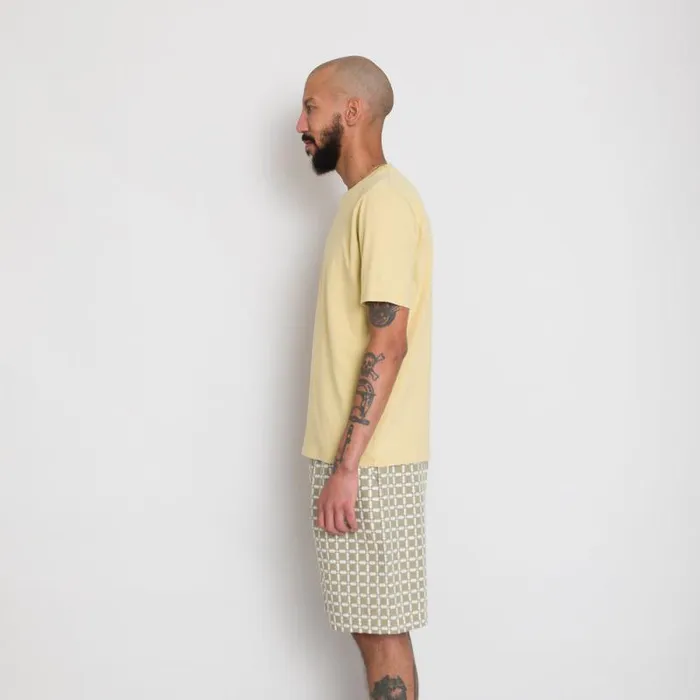 Folk Clothing TShirts Contrast Sleeve Tee 8211 Wheat 8211 Mens