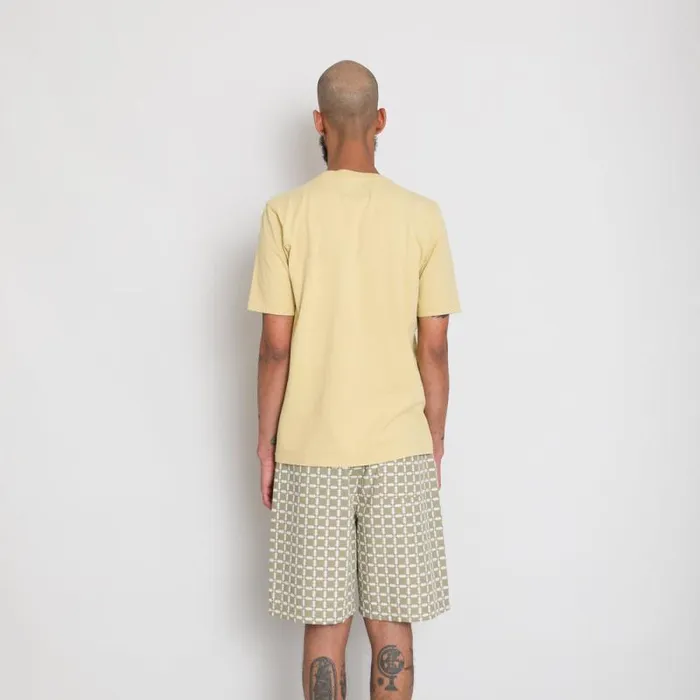 Folk Clothing TShirts Contrast Sleeve Tee 8211 Wheat 8211 Mens