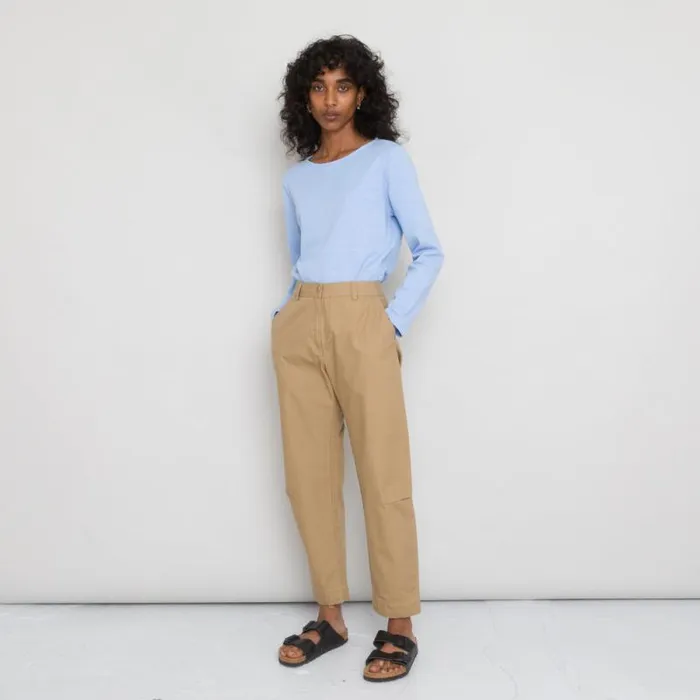 Folk Clothing Trousers Barrel Trousers 8211 Caramel Ripstop 8211 Womens