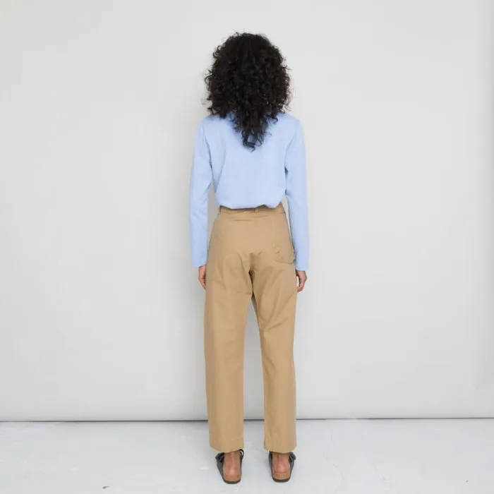 Folk Clothing Trousers Barrel Trousers 8211 Caramel Ripstop 8211 Womens