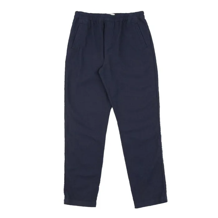 Folk Clothing Trousers Cotton Linen Trouser Drawcord 8211 Navy 8211 Mens