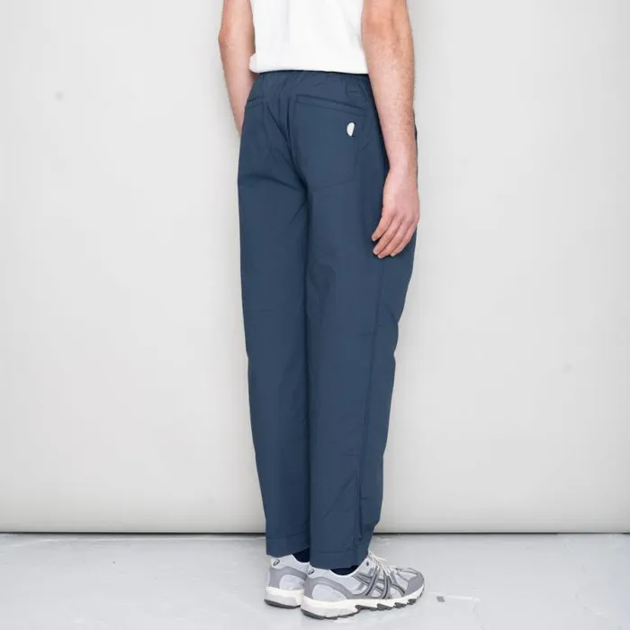 Folk Clothing Trousers Drawcord Assembly Pant 8211 Ash Navy Poplin 8211 Mens