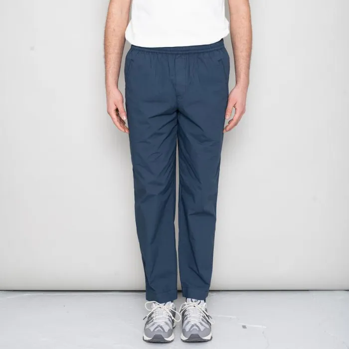 Folk Clothing Trousers Drawcord Assembly Pant 8211 Ash Navy Poplin 8211 Mens