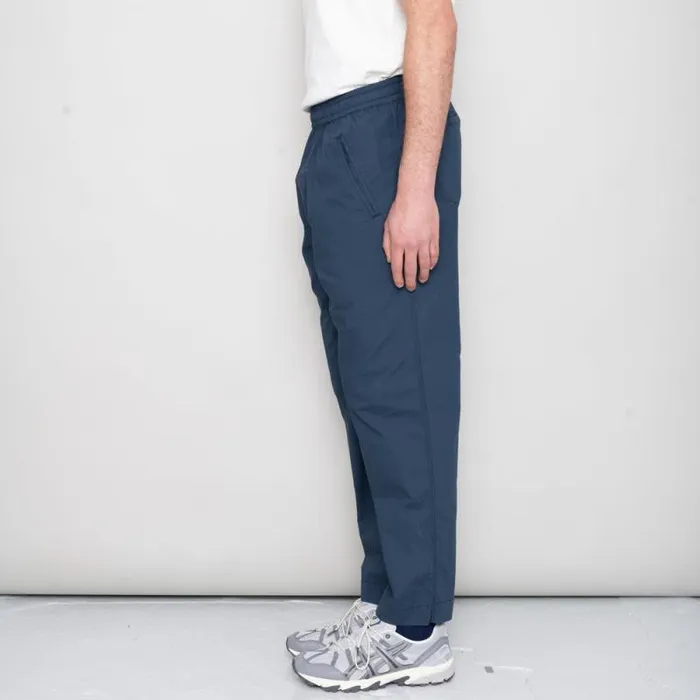 Folk Clothing Trousers Drawcord Assembly Pant 8211 Ash Navy Poplin 8211 Mens