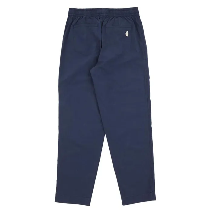 Folk Clothing Trousers Drawcord Assembly Pant 8211 Ash Navy Poplin 8211 Mens