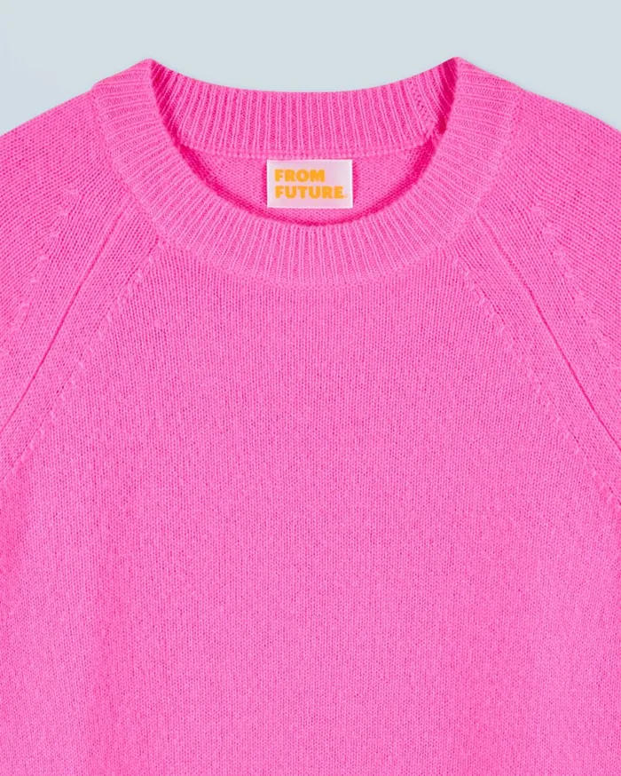 From Future Cashmere Sweaters Women Crewneck Sweater Dreamy Pink