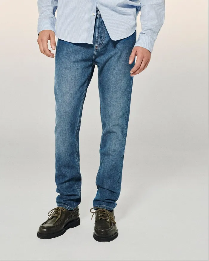 From Future Jeans Men Skinny John Jeans Dark Blue