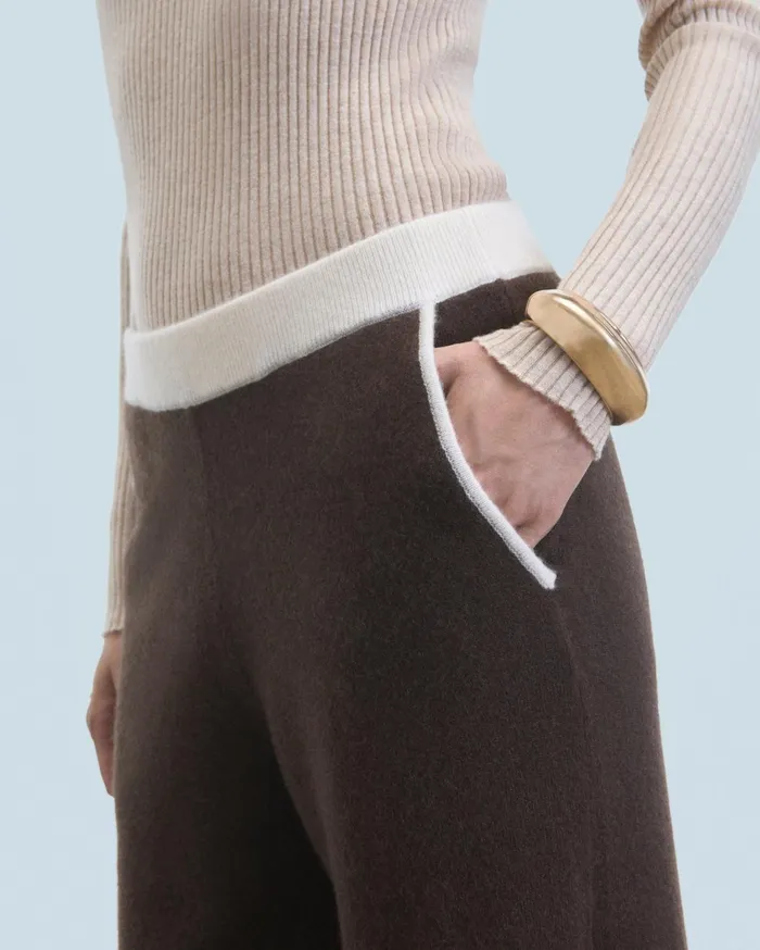 From Future Joggers Women Large Jogging Bicolor Chocolate