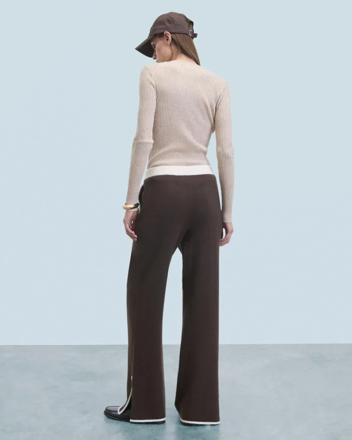 From Future Joggers Women Large Jogging Bicolor Chocolate