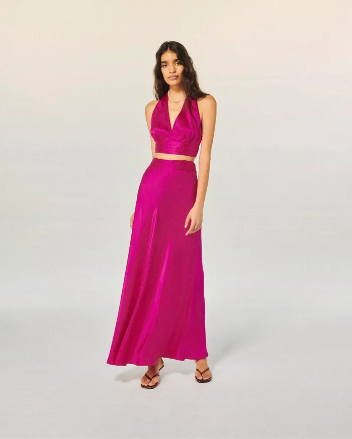 From Future Shirts TShirts and Tops Women Lenie Strap Top Rasperry Pink