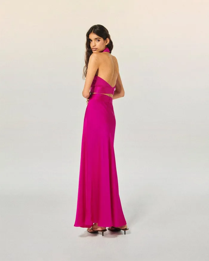 From Future Shirts TShirts and Tops Women Lenie Strap Top Rasperry Pink