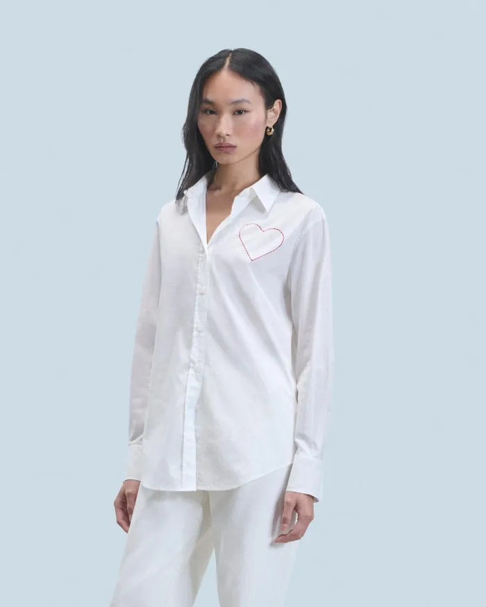 From Future Shirts TShirts and Tops Women Long Sleeve Shirt White