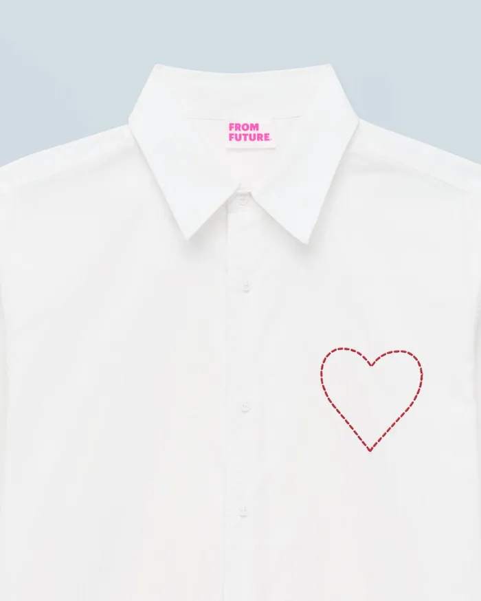 From Future Shirts TShirts and Tops Women Long Sleeve Shirt White
