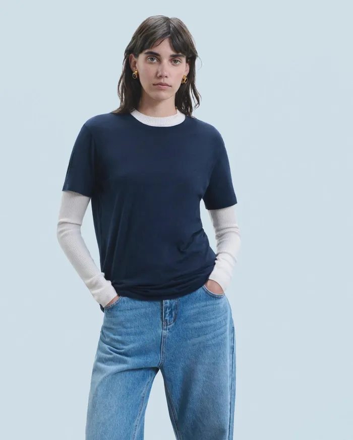 From Future Shirts TShirts and Tops Women Supima Crewneck TShirt White
