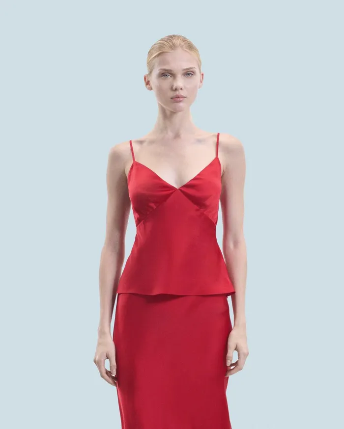 From Future Shirts TShirts and Tops Women Top Caraco Hot Red
