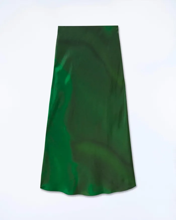 From Future Shirts TShirts and Tops Women Vicky Midi Skirt Utopic Green