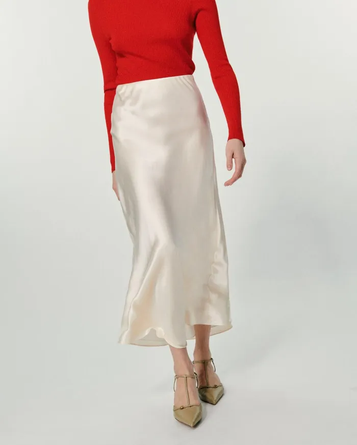 From Future Shirts TShirts and Tops Women Vicky Midi Skirt Utopic Green