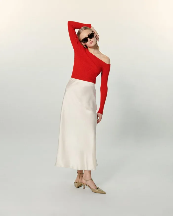 From Future Shirts TShirts and Tops Women Vicky Midi Skirt Utopic Green