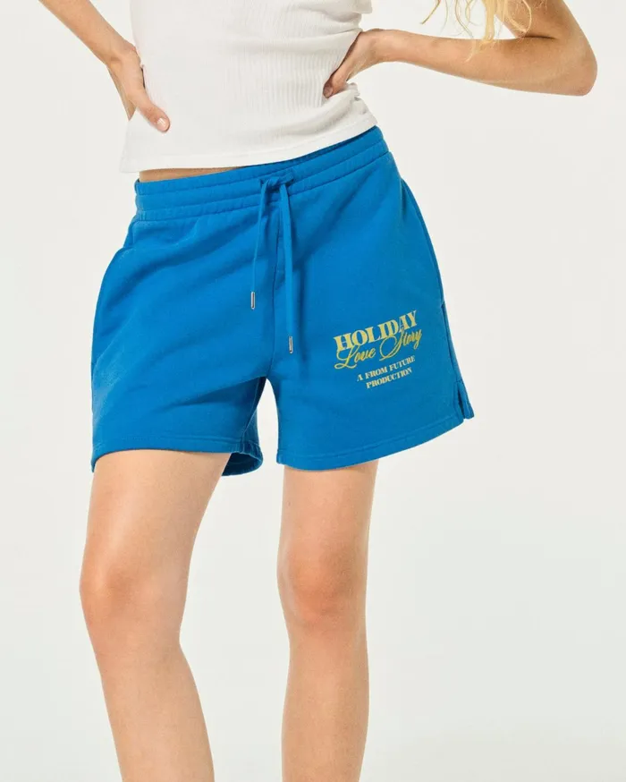 From Future Shorts Women Bermuda Shorts Surf Blue