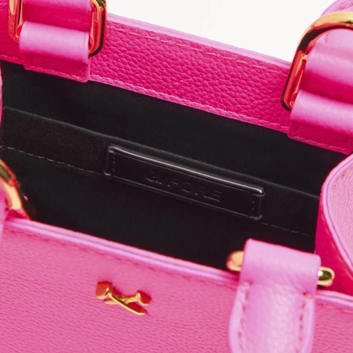 GFORE Handbags and Luggage Women METAL TEES LEATHER MINI TOTE Knockout Pink GFORE Handbags and Luggage Women METAL TEES LEATHER MINI TOTE Knockout Pink