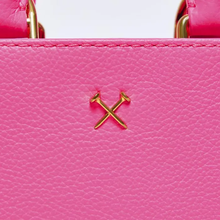 GFORE Handbags and Luggage Women METAL TEES LEATHER MINI TOTE Knockout Pink GFORE Handbags and Luggage Women METAL TEES LEATHER MINI TOTE Knockout Pink