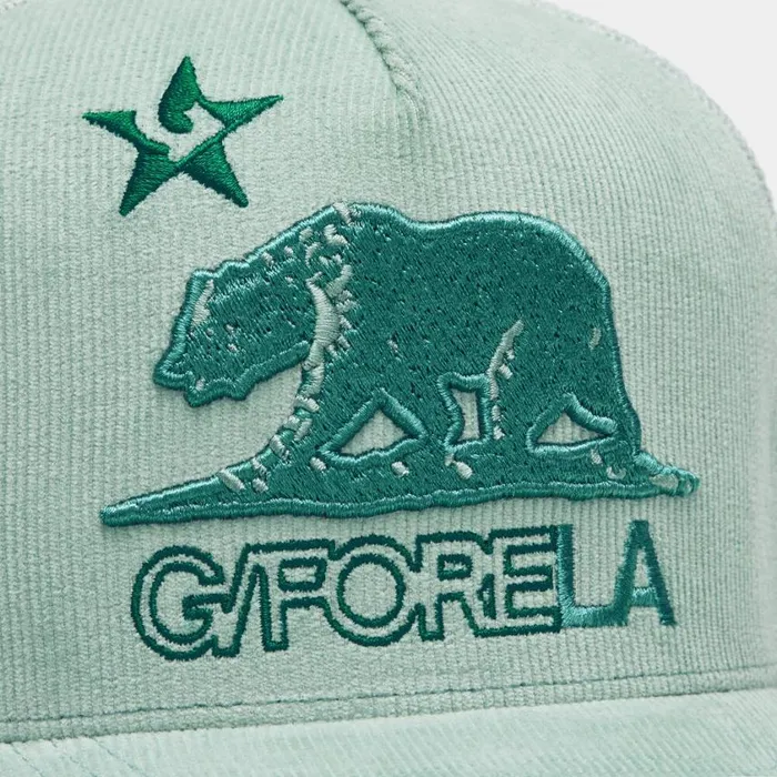 GFORE Hats MenWomen GFORE LA COTTON CORDUROY TALL TRUCKER HAT Isle