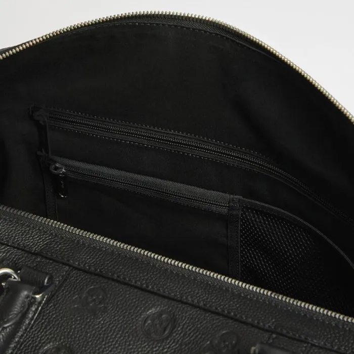 GFORE Luggage and Bags MenWomen EMBOSSED SKULL and TEES LEATHER WEEKENDER Onyx GFORE Luggage and Bags MenWomen EMBOSSED SKULL and TEES LEATHER WEEKENDER Onyx