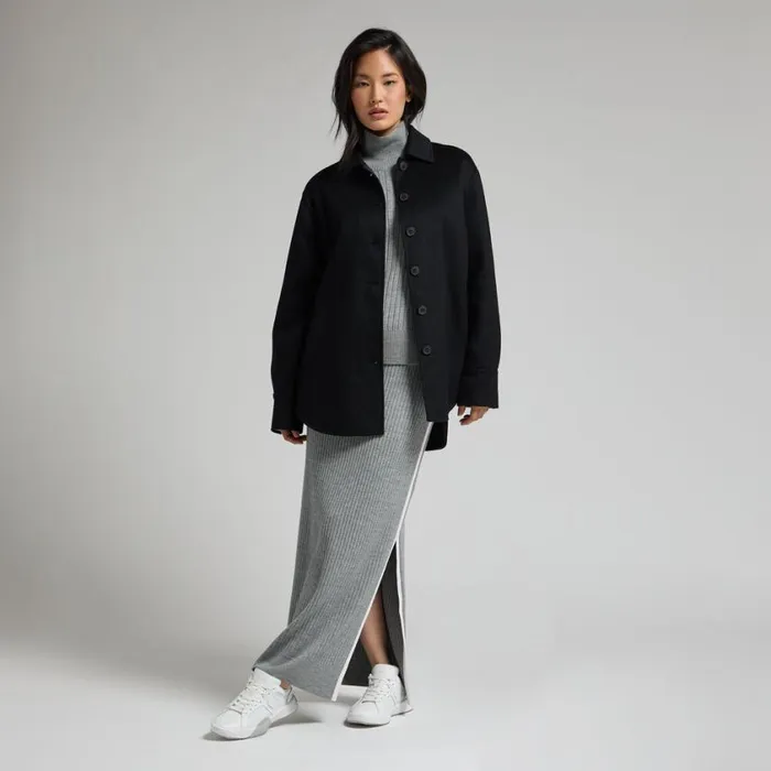 GFORE Outerwear Women DOUBLE FACED CASHMERE JACKET Onyx GFORE Outerwear Women DOUBLE FACED CASHMERE JACKET Onyx