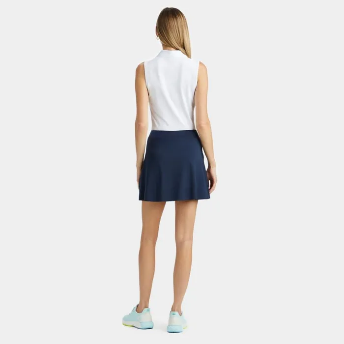 GFORE Polos and Shirts Women EMBROIDERED ICON TECH PIQU SLEEVELESS POLO Snow