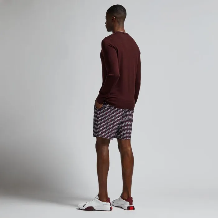 GFORE Shorts Men BRICK STRIPE MAVERICK 4WAY STRETCH SHORT Cabernet