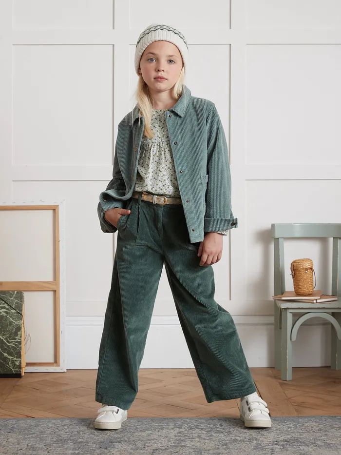 Girls Cyrillus Clothing Marguerite Print Blouse