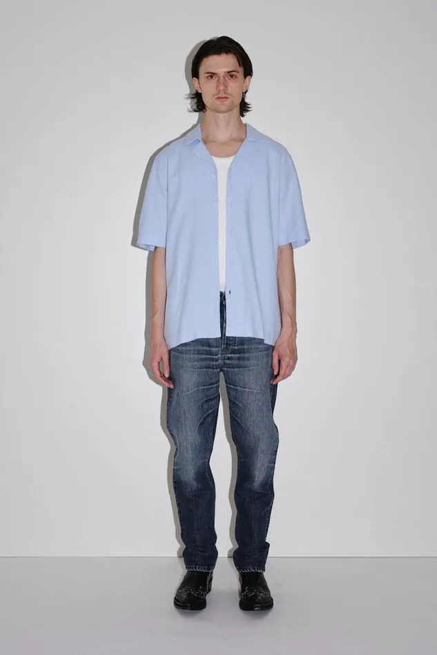 Gonzo Tencel 8211 Chambrey Blue Men Won Hundred Shirts