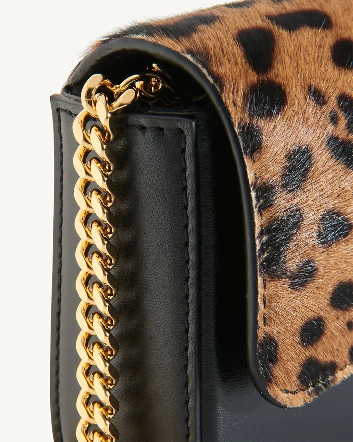 Handbags Women LE MIA CHAIN BAG Leopard Print Nili Lotan