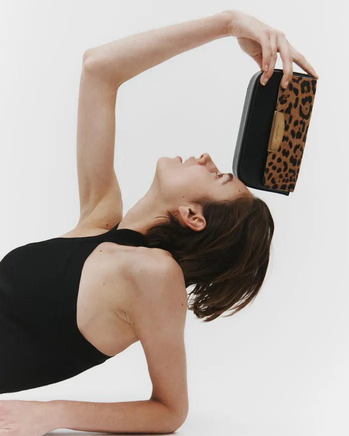Handbags Women LE MIA CHAIN BAG Leopard Print Nili Lotan