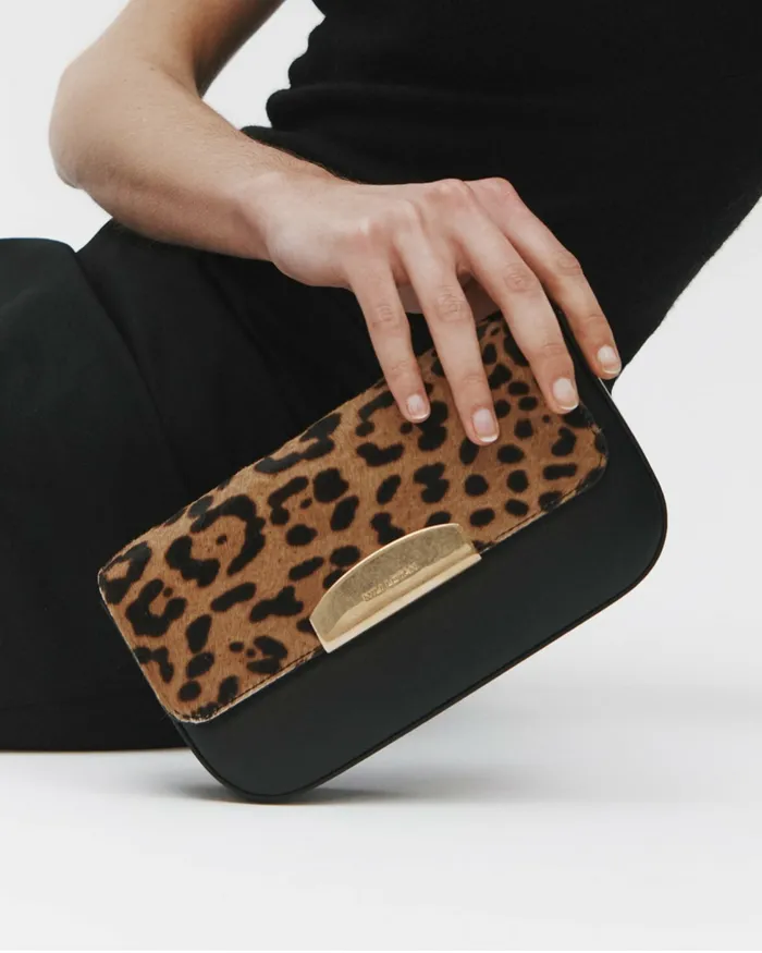 Handbags Women LE MIA CHAIN BAG Leopard Print Nili Lotan