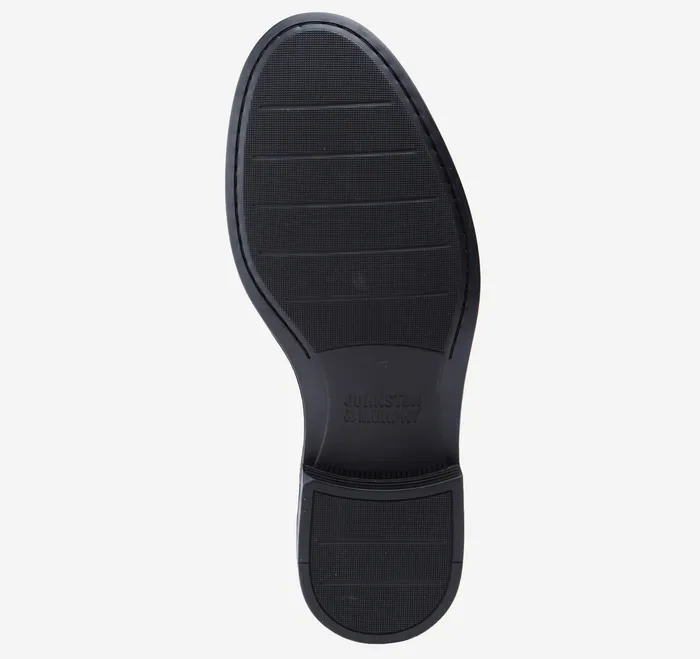 Harrison Bit Loafer Black Glove Leather Men SlipOns and Loafers Johnston and Murphy