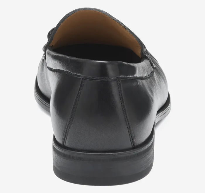 Harrison Bit Loafer Black Glove Leather Men SlipOns and Loafers Johnston and Murphy