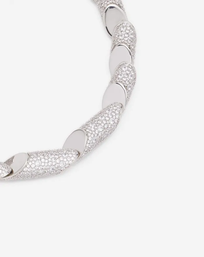 Haute Squence Rhinestone Necklace Silvercrystal Women Lanvin Jewelry