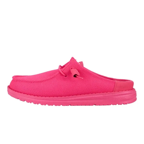 heydude Mules Apparel Wendy Slip Mono Electric Pink