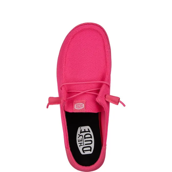heydude Mules Apparel Wendy Slip Mono Electric Pink
