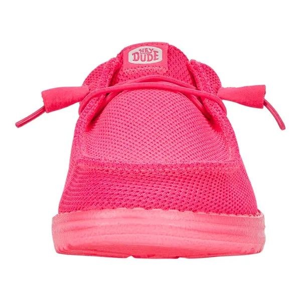 heydude Mules Apparel Wendy Slip Mono Electric Pink
