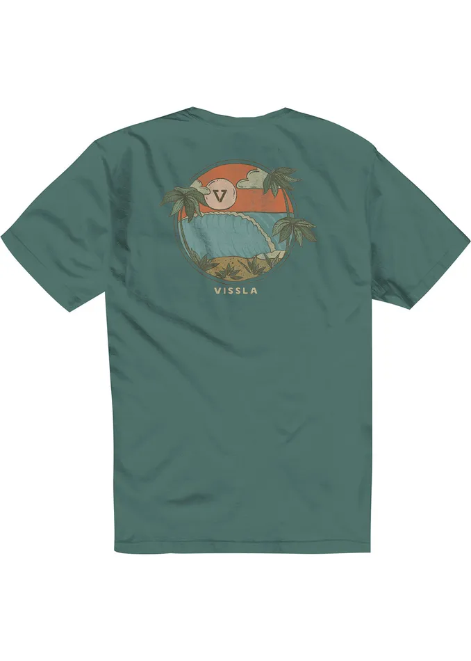 Hideaway Premium Pkt Tee Pine Premium Tees Vissla Men