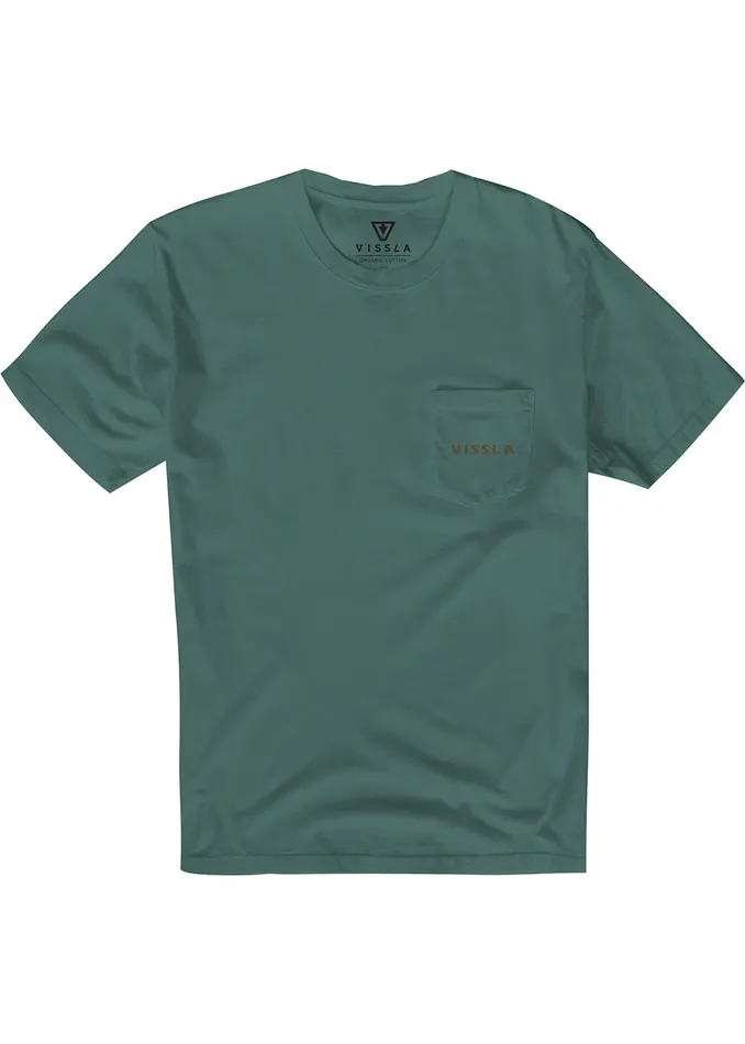 Hideaway Premium Pkt Tee Pine Premium Tees Vissla Men