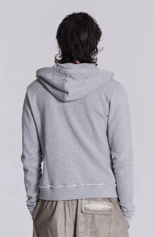 Hoodies and Sweatshirts Men Jaded London Grey Marl Mini Monster Hoodie
