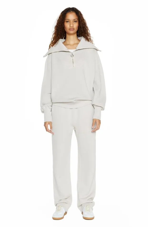 Hoodies and Sweatshirts Women Jaded London NTRLS Stone Quarter Zip Sweatshirt