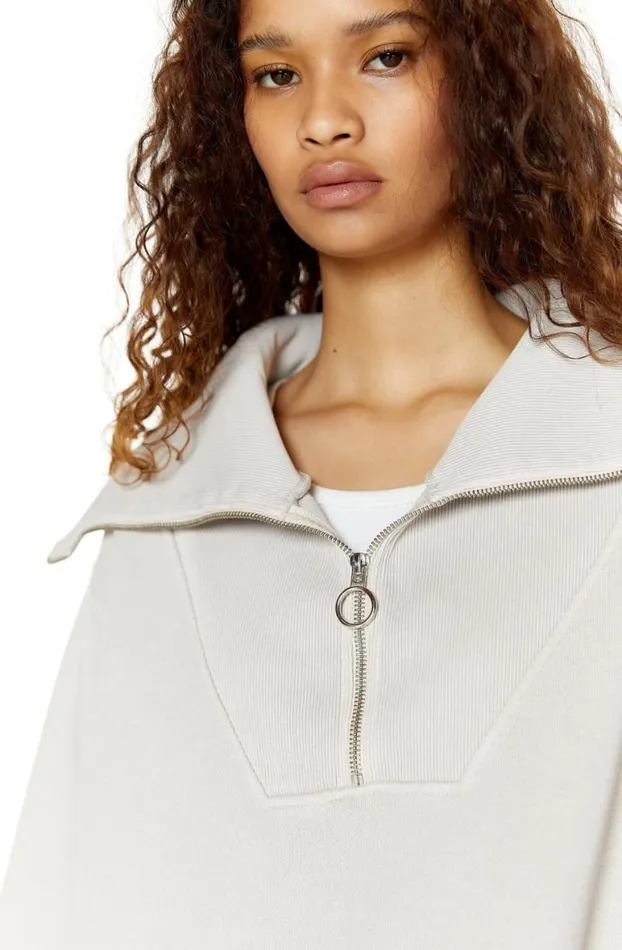Hoodies and Sweatshirts Women Jaded London NTRLS Stone Quarter Zip Sweatshirt